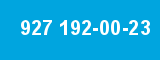 927 192-00-23